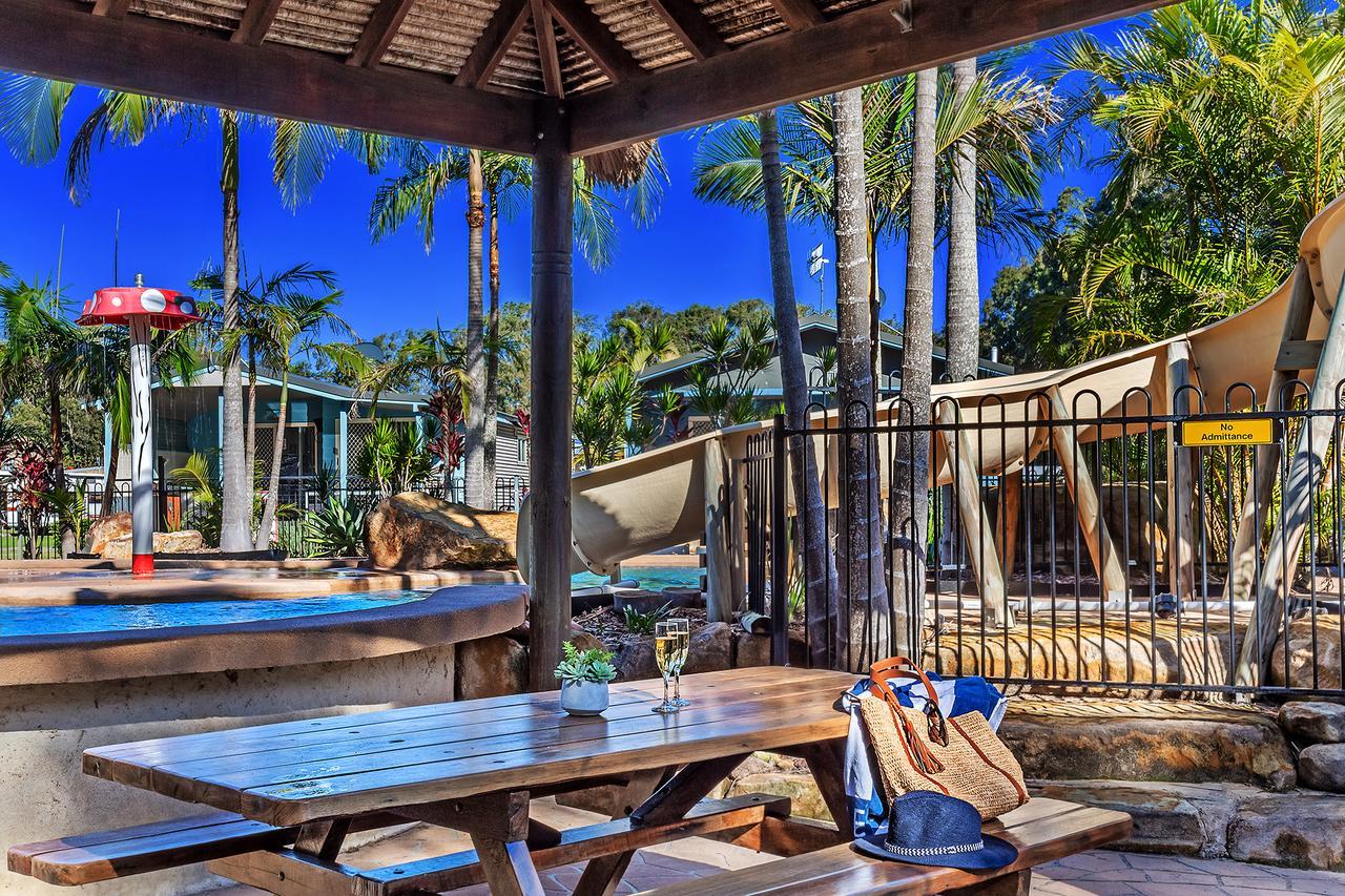 Big4 Bays Holiday Park Anna Bay Exterior foto